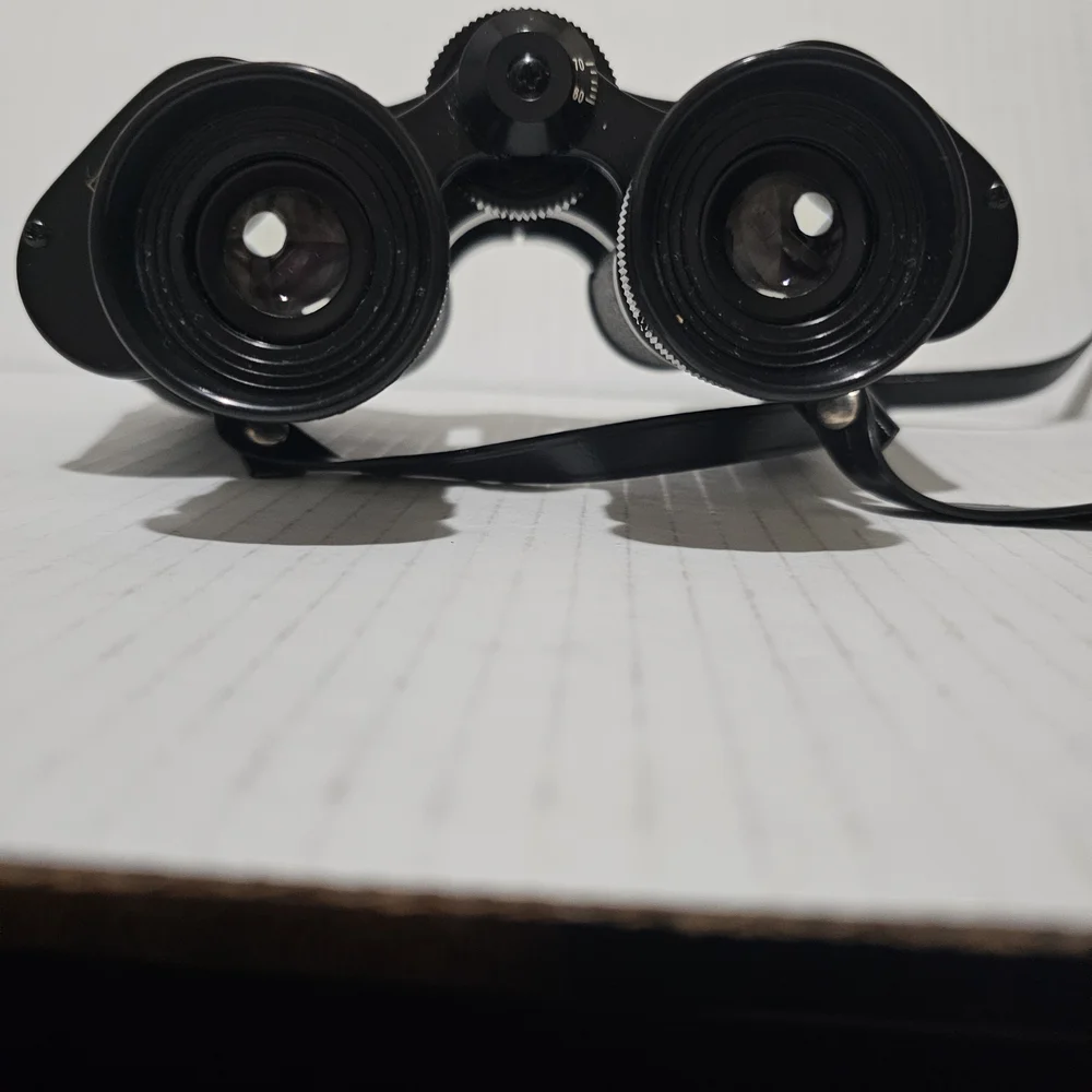 Sears Binoculars Model 2511 7x35mm Wide Angle 500ft At 1000yds With Case Vintage